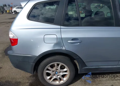 2004 BMW X3 2.5I из США, поврежденный, VIN WBXPA73424WB24797